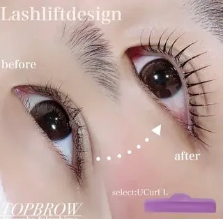 マツエク・マツパ TOP BROW 山内のマツエク・マツパデザイン