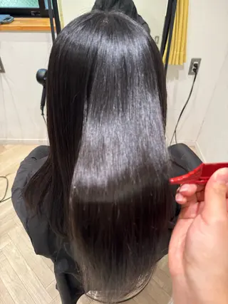 セミロング ミルクティーベージュ /髪質改善hanaのヘアスタイル