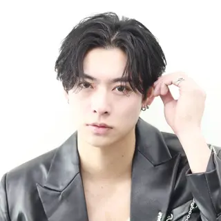 ショート カラー パーマ メンズ 🔥メンズ極🔥韓国 シャドウ/波巻き柿崎のヘアスタイル