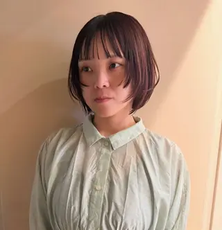 ショート カラー 辻 那美樹/似合わせ ヘア/髪質改善のヘアスタイル