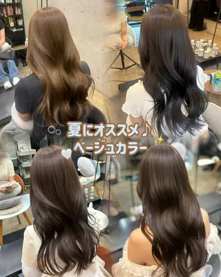 ロング カラー 🫧透明感カラー/ うる艶カラー/すみれのヘアスタイル