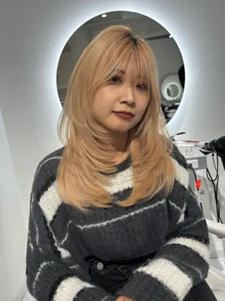 ロング レイヤーカット🤍 seriraのヘアスタイル