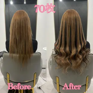ロング シールエクステ ♡SAORI♡のヘアスタイル