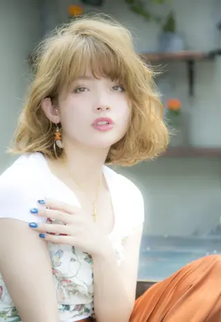 ミディアム 🌟モテ髪ショート 🌟店長　津賀涼のヘアスタイル