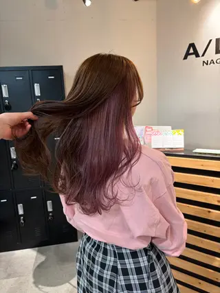 ロング カラー 久保田 千尋のヘアスタイル