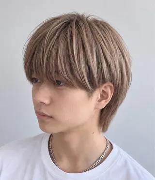 カラー メンズ ブリーチなしWカラー メンズカット✨ワタベのヘアスタイル