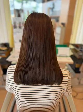 ミディアム 伊熊 梨紗のヘアスタイル