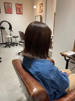 ミディアム 増田 夏季のヘアスタイル