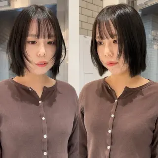 ミディアム ୨୧柔らかいカラー nozomi ୨୧のヘアスタイル