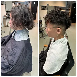 ショート パーマ メンズ Mizuki Yajimaのヘアスタイル