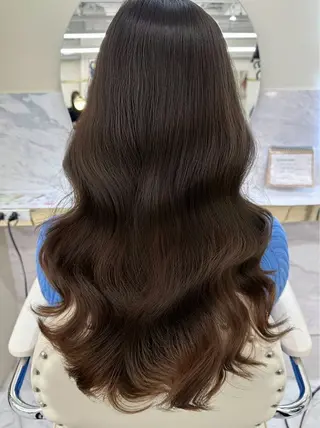 ロング 松戸　レイヤーカット 野口　康太郎のヘアスタイル