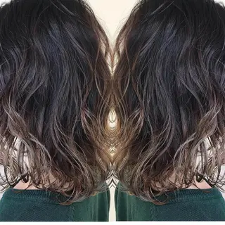 ミディアム カラー Lien 深井店のヘアスタイル
