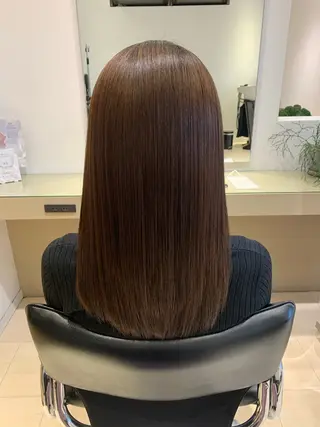 セミロング カラー liage ܀ꕤ୭* ちばかつら𖦞のヘアスタイル
