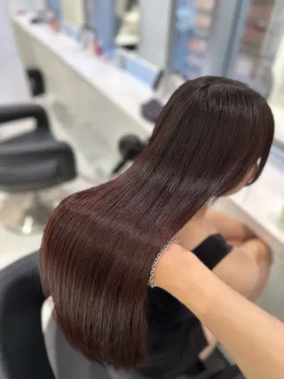 セミロング カラー ♡上品韓国髪♡ブラ ウン/SAYATOのヘアスタイル