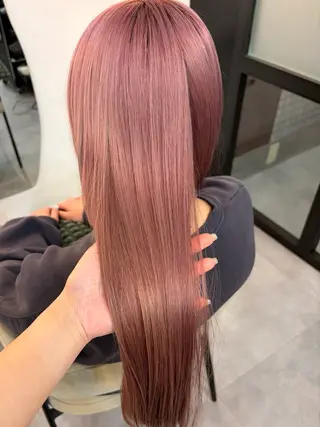 ロング カラー 駒場 まといのヘアスタイル