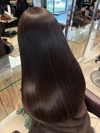 ロング カラー 金田 莉那のヘアスタイル