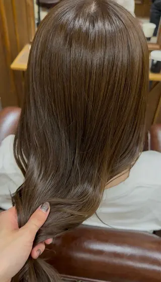 ロング カラー 顔周り特化〜RIHO /CLUTCH博多のヘアスタイル