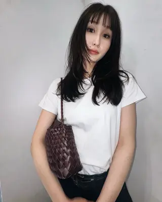 ロング スパイラルパーマ/デ ザインカット/アミのヘアスタイル