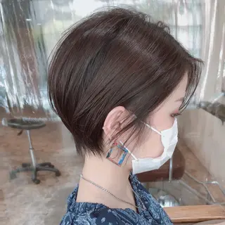 ショート 髪質改善✨ストレート オグ✂️/ショートのヘアスタイル