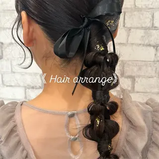 セミロング ヘアアレンジ 🌻あいり merci.🌻のヘアスタイル