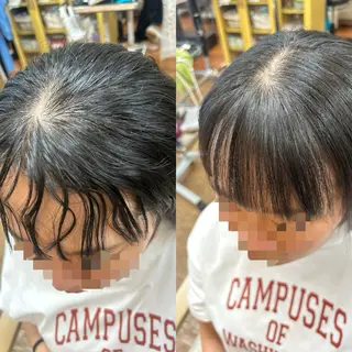 ロング 神谷 千明のヘアスタイル