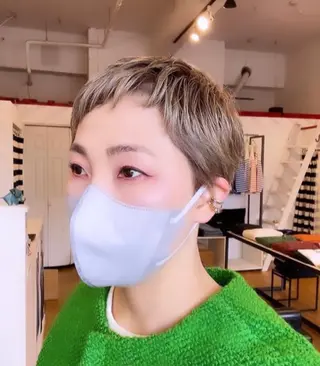 ショート glowm店長 加藤翔太のヘアスタイル