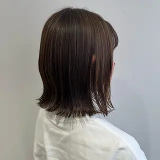ミディアム 中村 桃子のヘアスタイル