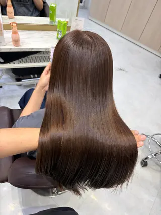 ロング 🪞透明感カラー🫧 縮毛矯正🥇かずきのヘアスタイル