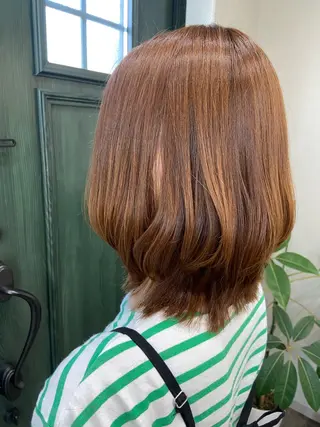 ミディアム Lepps れいなのヘアスタイル
