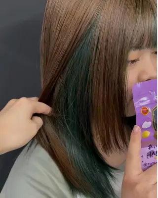 ロング カラー personマオ♡ girly/姫カットのヘアスタイル