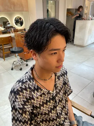 パーマ メンズ 🌞塙 湧貴🌞 スパイキーショートのヘアスタイル
