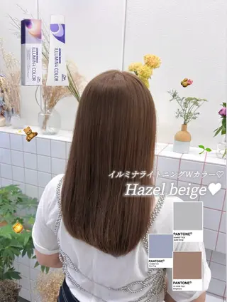 ロング カラー ゆうひ🎀艶カラー/ ヘアメ/チョコカラーのヘアスタイル