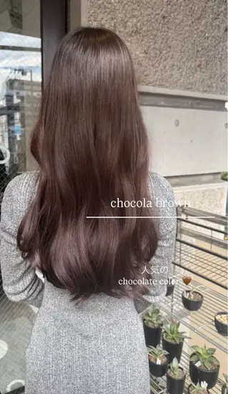 ロング カラー nakahara madokaのヘアスタイル