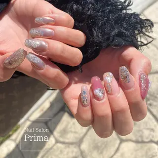 セミロング ネイル SalonPrima 西院Nail&Eyeのネイルデザイン