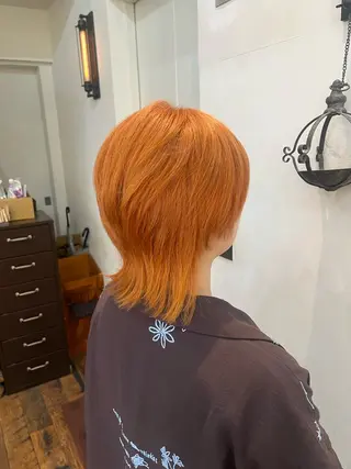 カラー 東茉央/ブリーチ /パーマ🧸銀座のヘアスタイル