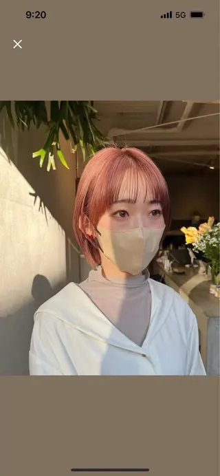 ショート カラー SOLAS 緑地公園店のヘアスタイル