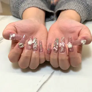 ネイル yuki❄️堺筋本町 韓国ワンホンのネイルデザイン