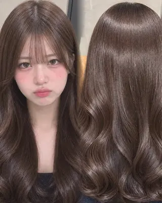 ロング カラー 上品♡ブラウン💎 アレンジ🩰Rimiのヘアスタイル