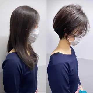 ショート カラー 小林 佳祐のヘアスタイル