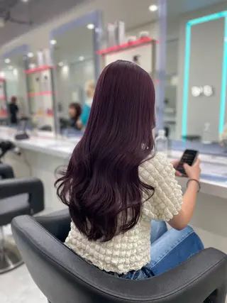 ロング 暖色系ハイトーン♡ mioriのヘアスタイル