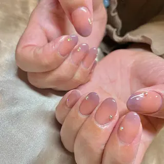 ミディアム カラー パーマ ヘアアレンジ メンズ キッズ ネイル マツエク・マツパ el. by Aoのネイルデザイン