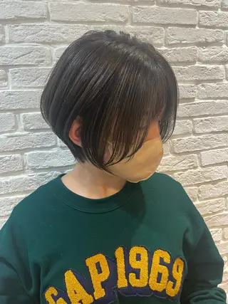 ショート カラー 襟足でお悩みの方✂︎ くびれ職人ハシモトのヘアスタイル