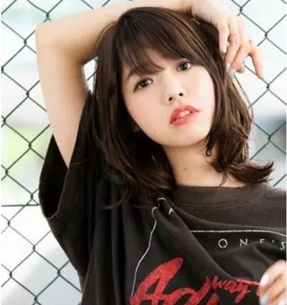 ミディアム カラー 中村 幸子のヘアスタイル