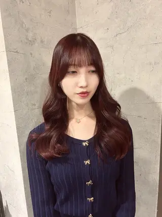 セミロング カラー パーソナルカラー 診断🍀マリンのヘアスタイル