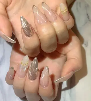 ネイル Lino+ ネイル&よもぎ蒸しのネイルデザイン