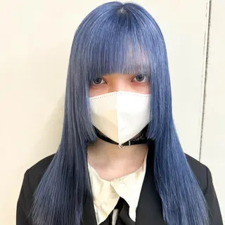 ロング カラー デザインカラー/パー マ🦖外岡咲希🦖のヘアスタイル