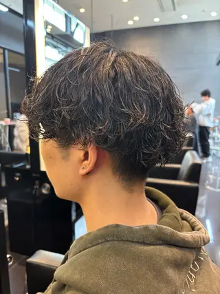 パーマ メンズ 【メンズ限定】原 唯登のヘアスタイル