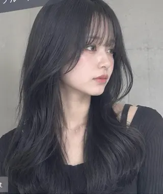 ロング カラー ブリーチ無しWカラー アレンジ/Naruのヘアスタイル