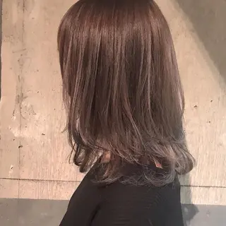 ミディアム kiyono ⭐︎ダブルカラーのヘアスタイル