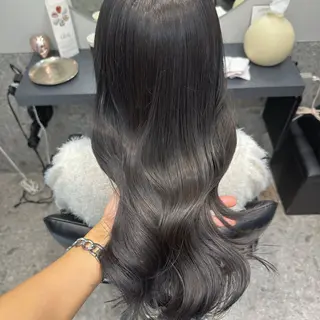 ロング カラー ヘアアレンジ 美髪矯正/透明感カラ ー🫧YUUKI🫧のヘアスタイル